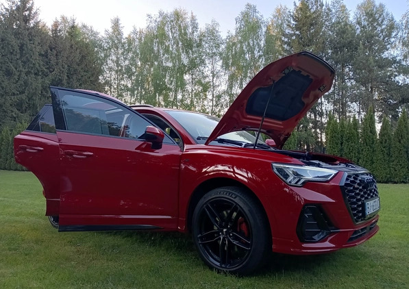Audi Q3 cena 145000 przebieg: 55000, rok produkcji 2019 z Białystok małe 781